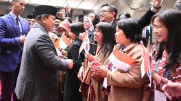 Prabowo Tiba di Seoul, Disambut Hangat dan Penuh Kebanggaan oleh Diaspora Indonesia