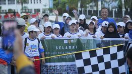 Ribuan Anak-anak Down Syndrome Ikut Running Fest