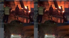 VIDEO: Ngerinya Kebakaran Hantam Gudang Ekspedisi JNE di Depok, Sampai Terdengar Ledakan