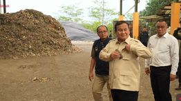 Prabowo Apresiasi Inovasi Pengolahan Sampah TPST BLE Banyumas, Targetkan Zero Sampah 2028