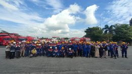 Momentum Hari Buruh Patra Logistik Beri Apresiasi Awak Mobil Tangki di Boyolali