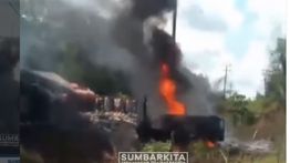 VIDEO: Bus ALS Terbakar Hebat, 16 Orang Tewas Mengenaskan
