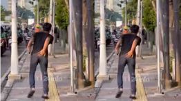 Aksi Tak Pantas Pria Terhadap Pengendara Wanita di Tanah Abang