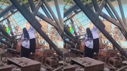 Atap Ruang Kelas MTs di Sragen Roboh Saat Belajar, 7 Siswa Luka-luka