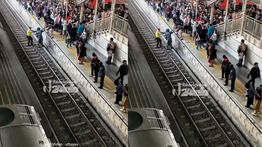 VIDEO: Dua Calon Penumpang Jatuh ke Lintasan Rel Stasiun Manggarai