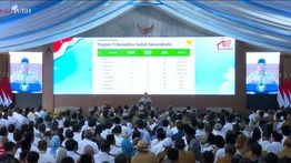 Prabowo Sentil Pejabat yang Absen di Peresmian Koperasi Desa Merah Putih di Nganjuk