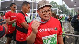 Pramono Ikut Lari di GBK, Dukung Jakarta Jadi Destinasi Sport Tourism