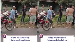 VIDEO: Polisi Nyaris Jadi Sasaran Amukan Massa di Lampung