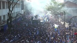 Penampakan Ribuan Bobotoh Rayakan Kemenangan Persib Bandung