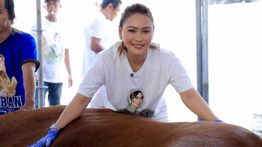Inul Daratista Kurban 10 Ekor Sapi Jumbo Saat Idul Adha