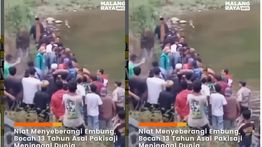 VIDEO: Anak 13 Tahun Tewas Tenggelam di Embung Desa Babadan