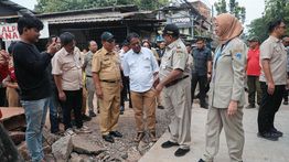 Rano Karno Tinjau Jalan Ambles di Lenteng Agung, Akses Kembali Normal Setelah Perbaikan Cepat