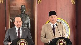 Menhan Sjafrie Sambut Menhan Qatar, Perkuat Kerja Sama Militer hingga Industri Pertahanan