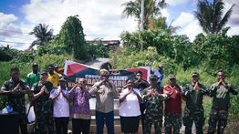 Perkuat Konektivitas Wilayah, Kodim 1710/Mimika Ground Breaking 6 Jembatan Garuda