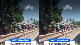 Dua Wanita Tewas Dihantam Kereta Api Pangrango di Sukabumi