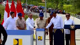 Prabowo Resmikan 1.151 KM Jalan Daerah