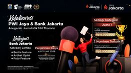 PWI Jaya & Bank Jakarta Hadirkan Kategori Khusus Literasi Keuangan  Dalam Lomba Karya Tulis Jurnalistik MH Thamrin 2026