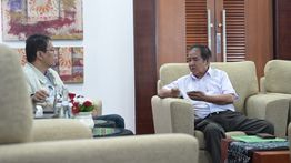 Menkeu Purbaya-Ferdi Tanoni Bahas Kerugian Ekonomi Akibat Tumpahan Minyak Montara