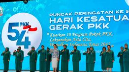 Puncak HKG ke-54, Tri Tito Ajak Kader PKK Perkuat 10 Program Pokok Selaras Asta Cita