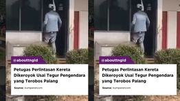 VIDEO: Petugas Kereta Api Dikeroyok Preman