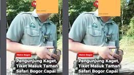 VIDEO: Rombongan Pengunjung Kaget Masuk Tanpa Safari Diminta Uang Rp1,6 Juta