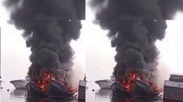 VIDEO : 3 Kapal Terbakar di Muara Angke