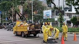 Bina Marga DKI Sebut Tanah Labil Jadi Alasan Jalan Kebon Sirih Dibeton