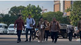 Pjs Gubernur BI Destry Damayanti Rapat Perdana dengan Prabowo dan KSSK di Istana