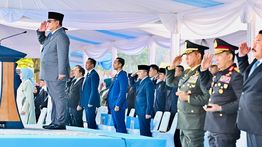 Momen Panglima TNI Hadiri Pelantikan Pamong Praja Muda IPDN Angkatan XXXIII Tahun 2026