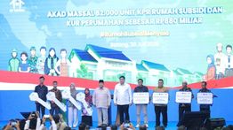 BNI Dukung Akad Massal 62.710 KPR Rumah Subsidi