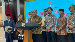 Pimpinan MPR Sampaikan Draft Konsep Pokok-Pokok Haluan Negara ke Prabowo