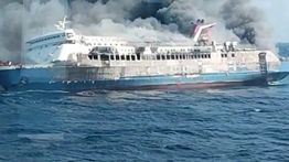 AHY: Pemerintah Selidiki Penyebab Kebakaran KM Mutiara Sentosa
