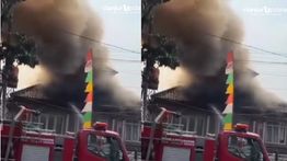 Masjid Jami Nurul Ihsan Cianjur Kebakaran Hebat