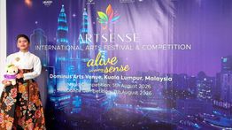 Keren! Wakili Indonesia di Ajang Internasional, Siswi SD Asal Bekasi Raih ArtSense Distinction Award 2026 di Malaysia