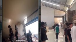 Kebakaran Hantam Pabrik di Kawasan Gedebage