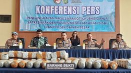 Polisi: Penyitaan 132 Kg Ganja Selamatkan 26.750 Jiwa