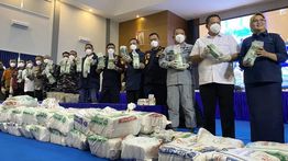 TNI AL Sita Hampir 1,3 Ton Ketamin dari Kapal Asing di Perairan Kepri
