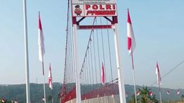 Resmikan Jembatan di Lebak, Kapolri: Kami Rampungkan 874 unit Jembatan Gantung di 30 Polda