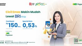 Makin Praktis! Kini Cicil Emas Bisa Langsung Lewat Aplikasi BRImo