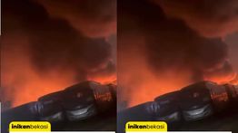 Gudang Bus PO Sinarjaya Kebakaran Hebat