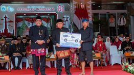 HUT ke-81 RI, PAM JAYA Penyerahan Ambulans untuk Masyarakat Suku Baduy
