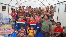 Pertamina Hadir Dampingi Warga Terdampak Gempa Flores