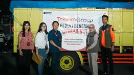 TelkomGroup Salurkan Bantuan Kemanusiaan Hingga Rp1,3 Miliar untuk Masyarakat Terdampak Gempa NTT