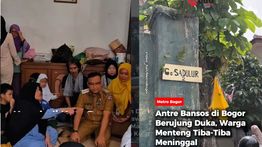 Warga Menteng Tewas Saat Antri Bansos di Bogor
