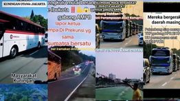 Cek Fakta: Video Rombongan Bus Bawa Massa Demo ke Jakarta
