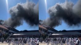Kebakaran Mengerikan Terjadi di Belakang SMAN 5 Makassar