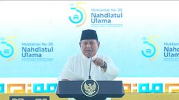 Buka Muktamar NU, Prabowo: Jas Hijau, Jangan Sekali-sekali Lupakan Jasa Ulama