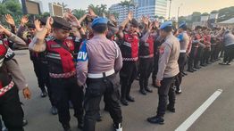 18.504 Personel Kawal Rangkaian Aksi Unjuk Rasa di Jakarta Pusat