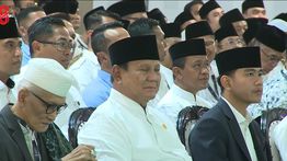 Prabowo dan Gibran Tiba di Muktamar ke-35 NU di Jombang