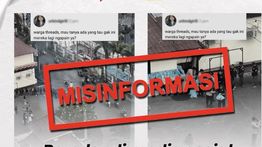Viral Rombongan Berbaju Hitam Antre Sembako di Markas Polisi Sebelum Demo, Ini Faktanya